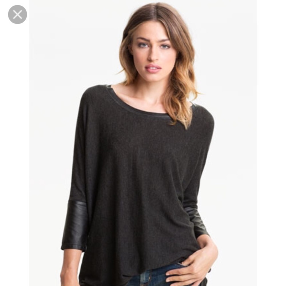Price drop! Edgy black sweater by Trouve